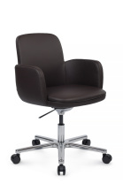 Кресло RV Design Charm B2512 кожа темно-коричневая / экокожа
