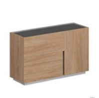 Шкаф для документов с 3 ящиками и 2 распашными фасадами левый Oliver OL-20-14.GN.GN.GN.L Шкаф для документов с 3 ящиками и 2 распашными фасадами левый Oliver OL-20-14.GN.GN.GN.L