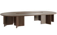 Система столов переговоров 3-04 Davos Дуб шоколад Система столов переговоров 3-04 Davos Дуб шоколад
