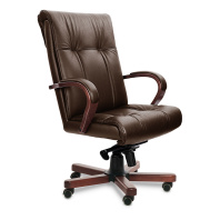 Кресло Multi Office Paris A коричневая кожа Кресло Multi Office Paris A коричневая кожа