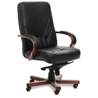 Кресло Multi Office Verona A черная кожа Кресло Multi Office Verona A черная кожа