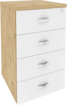 Тумба приставная 4 ящика Onix O.TP-4