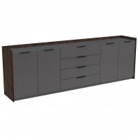 Тумба трехсоставная с ящиками Magnetic 15ТТС.804