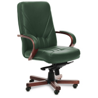 Кресло Multi Office Verona A зеленая кожа Кресло Multi Office Verona A зеленая кожа