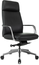 Кресло Бюрократ VEGA черная кожа Кресло Бюрократ VEGA черная кожа