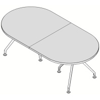 UFO Стол для переговоров овальный 270 UFO Стол для переговоров овальный 270