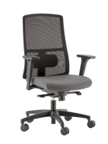 Кресло Armonia ARY3DNB 3D подлокотники сетка / ткань серая Кресло Armonia ARY3DNB 3D подлокотники сетка / ткань серая