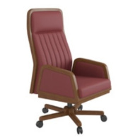 Кресло ILIUS деревянная крестовина 