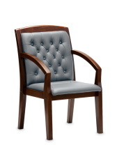 Кресло Multi-Office Zurich D кожа серая