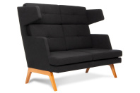 Диван двухместный Dallas с высокой спинкой в ткани 1 категории Диван двухместный Dallas с высокой спинкой в ткани 1 категории