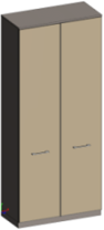 Шкаф высокий (двери в ал. рамке) JNS932 Шкаф высокий (двери в ал. рамке) JNS932