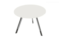 Стол переговоров Lido DU76.120120 Белый S-57/Антрацит Стол переговоров Lido DU76.120120 Белый S-57/Антрацит