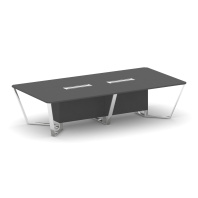 Стол для переговоров (ЛДСП+Нерж. сталь) Steel Meet MD-PR.B.SP-12 Стол для переговоров (ЛДСП+Нерж. сталь) Steel Meet MD-PR.B.SP-12