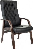Кресло посетителя Бюрократ T-9928WALNUT-CF