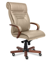 Кресло Multi Office Basel A бежевая кожа Кресло Multi Office Basel A бежевая кожа