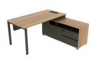 Стол письменный Lido DU86R.160155 Светлый орех (S-83)/Антрацит (S-59) Стол письменный Lido DU86R.160155 Светлый орех (S-83)/Антрацит (S-59)