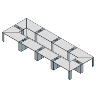 Стол для переговоров iTable 670х240