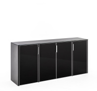 Шкаф низкий 4 двери Gala NEWCRE4/899 BLACK