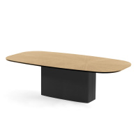 NOALE Стол кофейный овальный Св. Эвкалипт /черный NOALE Стол кофейный овальный Св. Эвкалипт /черный