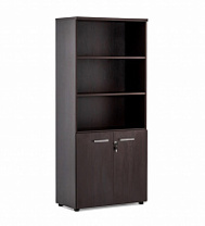 Шкаф открытый Fermo Wood с нижними дверями  Шкаф открытый Fermo Wood с нижними дверями