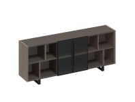 Шкаф греденция со стеклянными дверями в рамке U.RUS РС 333 Шкаф греденция со стеклянными дверями в рамке U.RUS РС 333