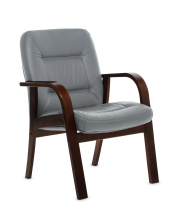 Кресло Multi Office Senator D серая кожа