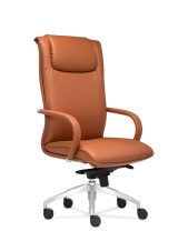 Кресло Again с высокой спинкой на крестовине с колесами в ткани 1 категории