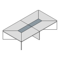 Стол для переговоров Metod Wood 360х190