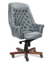 Кресло Multi-Office Zurich A серая кожа