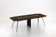 Стол переговорный Kano MGD71.28 Тис Темный/Серая Дымка Стол переговорный Kano MGD71.28 Тис Темный/Серая Дымка