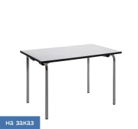IBIZA Стол складной 140*70 белый/графит/хром	