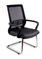 Кресло Оптима хром сетка/сетка 3D черная Кресло Оптима хром сетка/сетка 3D черная