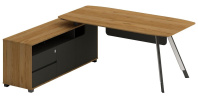 Стол письменный Lido DU88L.200180 Орех (S-53)/Антрацит (S-59)