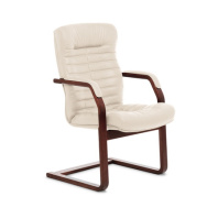 Стул Multi Office Orion Wood C бежевая кожа