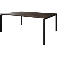 Стол руководителя на металлокаркасе Акцент КТМ-20.38 Черный матовый Стол руководителя на металлокаркасе Акцент КТМ-20.38 Черный матовый