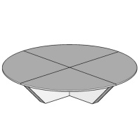 Стол переговоров круглый Monumental D364