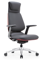 Кресло Гуччи А черная кожа вставки бордовая  Кресло Гуччи А черная кожа вставки бордовая