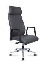 Кресло Norden Arco grey H5017 экокожа серая