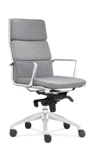 Кресло Абсолют с высокой спинкой на крестовине с колесами в ткани 1 категории Кресло Абсолют с высокой спинкой на крестовине с колесами в ткани 1 категории