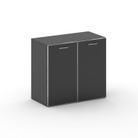 Шкаф широкий низкий Fresco FR.ST-302 black