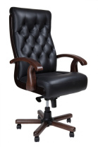 Кресло Лорд СП МБ ЭКС 1.031 кожа черный