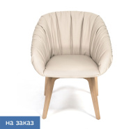 Кресло ALMA W SOFT дерево бежевый кожа Кресло ALMA W SOFT дерево бежевый кожа