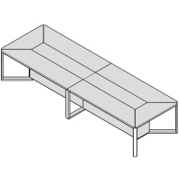 Стол переговоров Metod 400х130