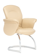 Кресло Виктория D40 на полозьях экокожа Кресло Виктория D40 на полозьях экокожа