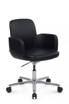 Кресло RV Design Charm B2512 кожа черная/экокожа