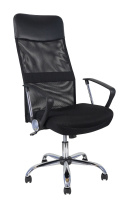 Кресло Sti-Kо04  спинка сетка, сиденье ткань или ткань TW, подголовник экокожа