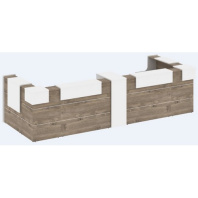 Стойка ресепшен Onix, комплект №37 O.R-K-37