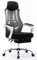 Кресло руководителя 007 NEW H-051 white frame